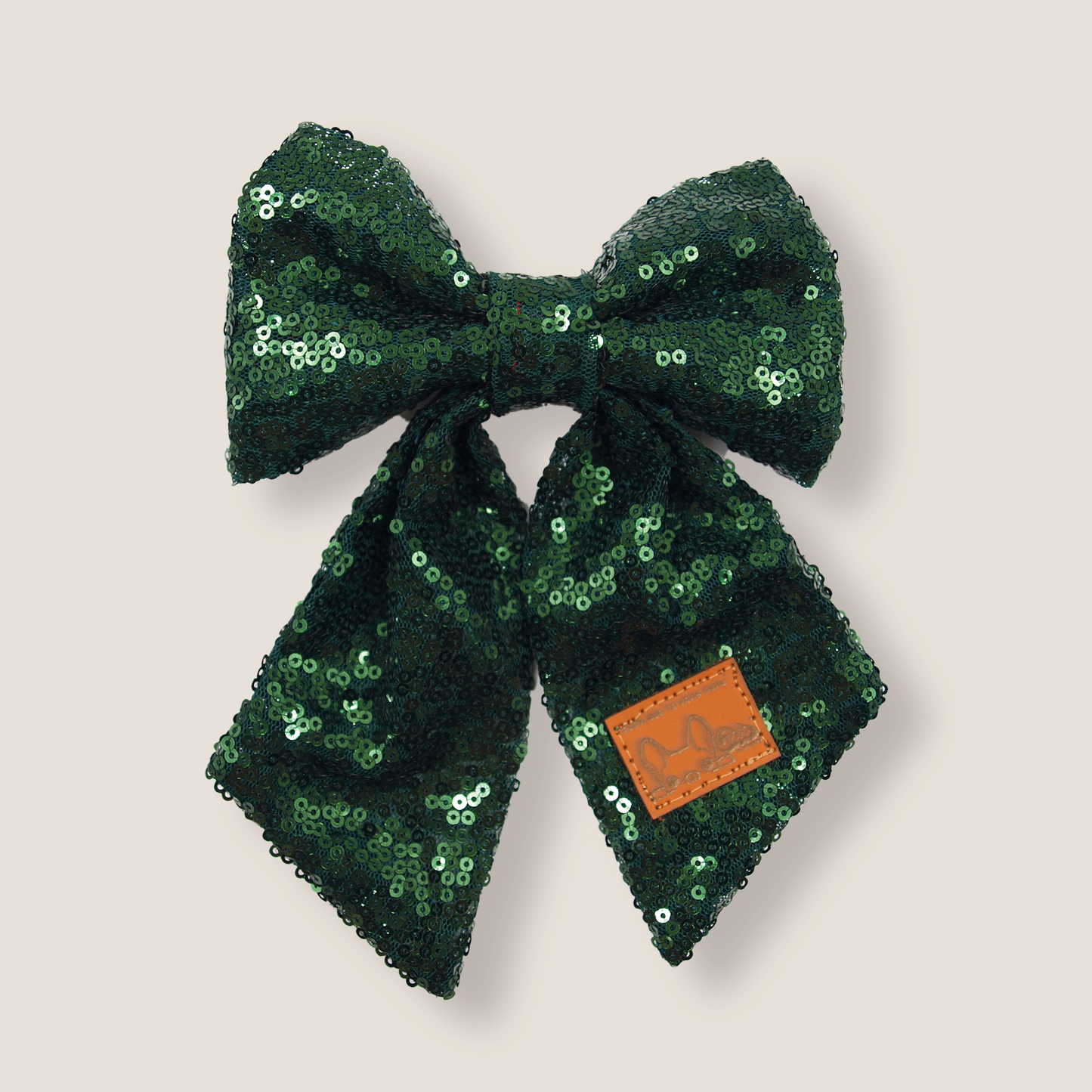Green Disco Bow
