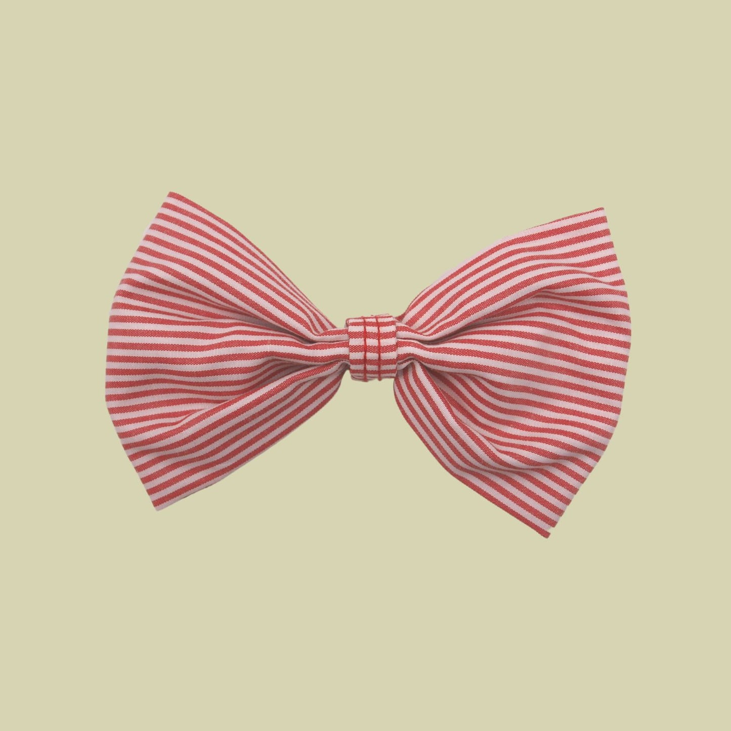 Moño Red Stripes