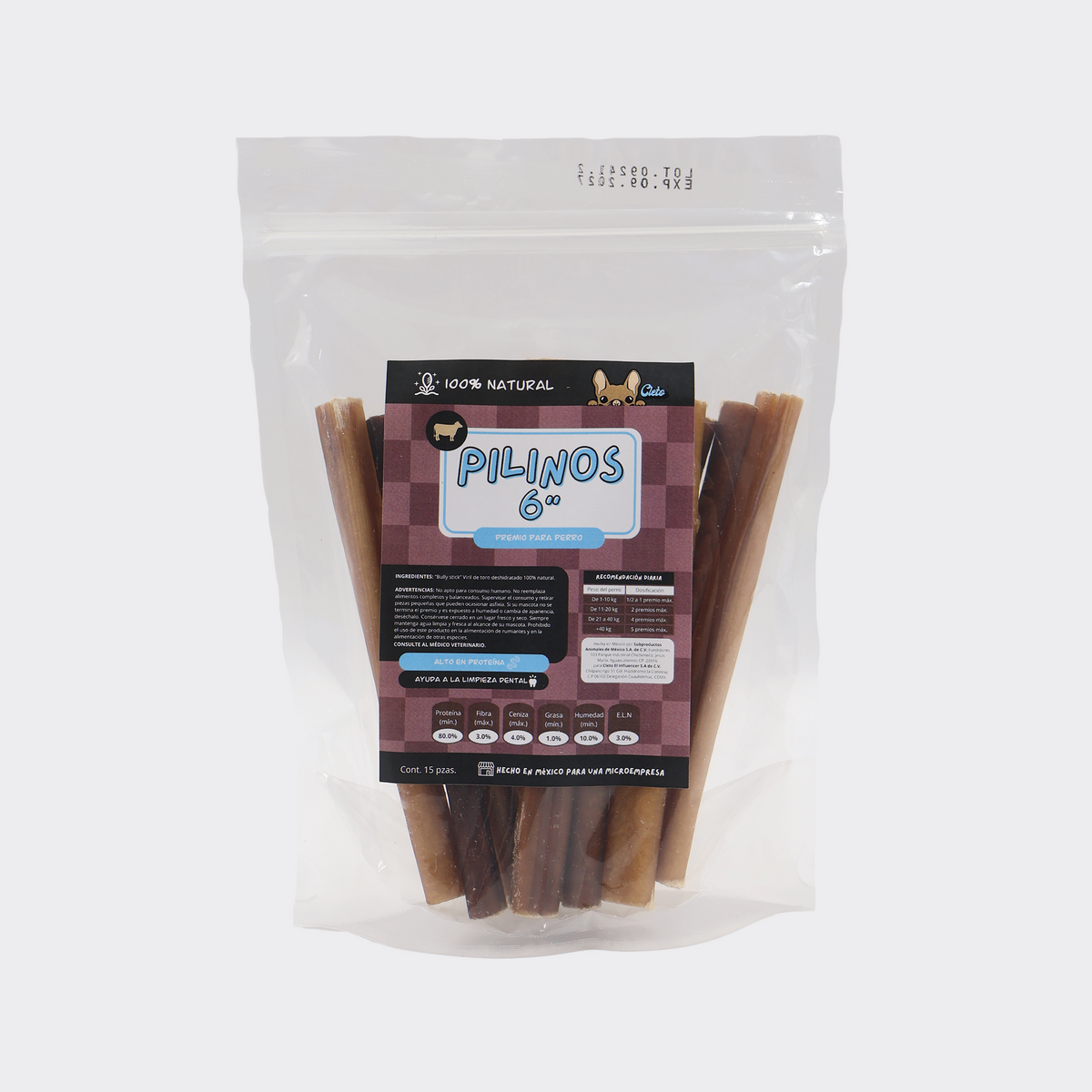 Bully stick 6 pulgadas