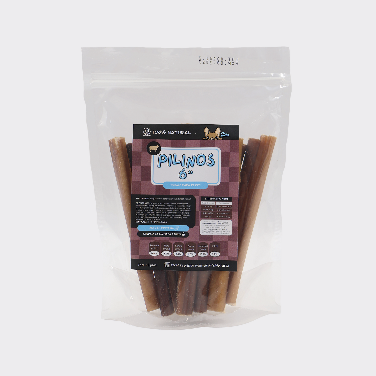 Bully stick 6 pulgadas
