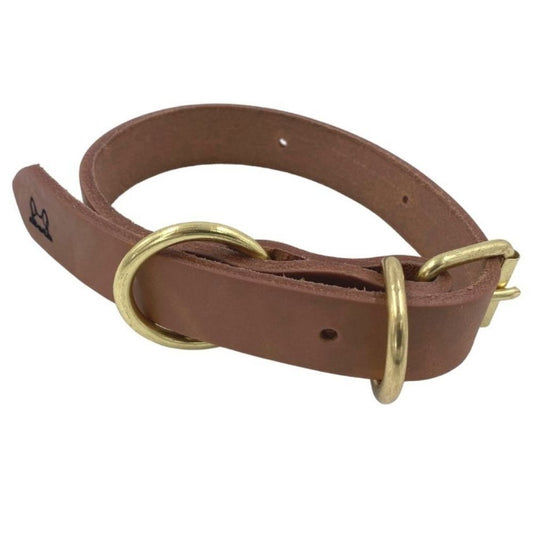 Collar de Piel Café
